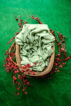 Digital backdrop or background for newborn baby photography, newborn photo setup Stock Photos