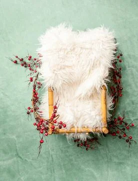 Digital backdrop or background for newborn baby photography, newborn photo setup Stock Photos