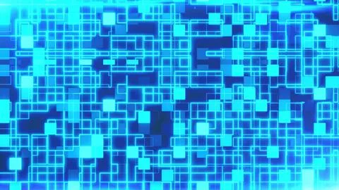 Digital backdrop with squares and lines 스톡 일러스트