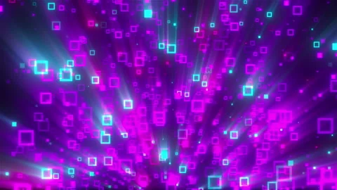 Digital backdrop with squares stroke Stock Footage 264089396
