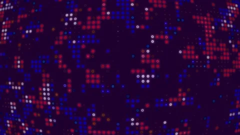 Digital Background Animation Background With Circle of Blue Color Stock Footage 186064856