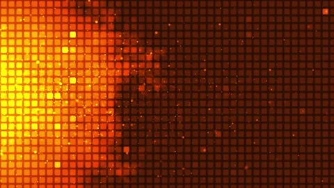 Digital Background Animation with Fire Particle Stock Footage 244794483