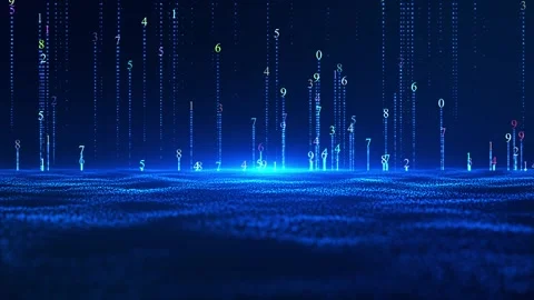 Digital background animation Stock Footage 298771419