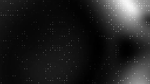 Digital background, black gradient with glowing dots pattern, perfect for s.. Stock Illustration