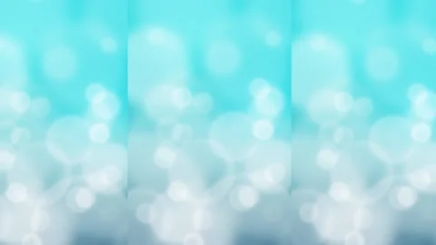 Digital Background of Blurred Blue Bokeh Lights Transparent Bubbles 4K Видео 339269124