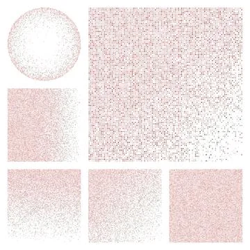 Digital background. Dark red brown color theme backgrounds. Gradiented geom.. Stock Illustration