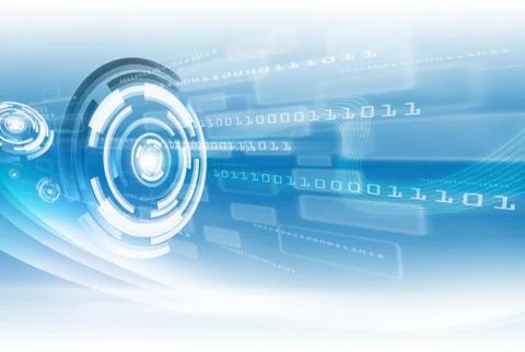 Digital Background Design Stock Illustration