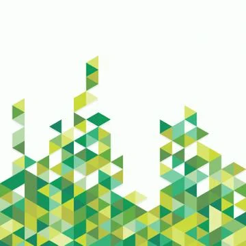 Digital background of different color chaotic elements Stock Illustration
