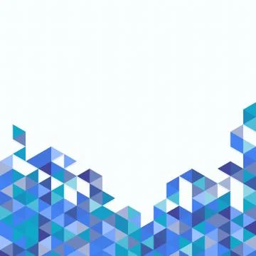 Digital background of different color chaotic elements Illustrazione stock