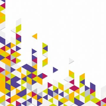 Digital background of different color chaotic elements Stock Illustration