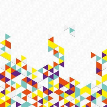 Digital background of different color chaotic elements Stock Illustration