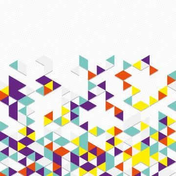 Digital background of different color chaotic elements Illustrazione stock