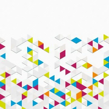 Digital background of different color chaotic elements Stock Illustration