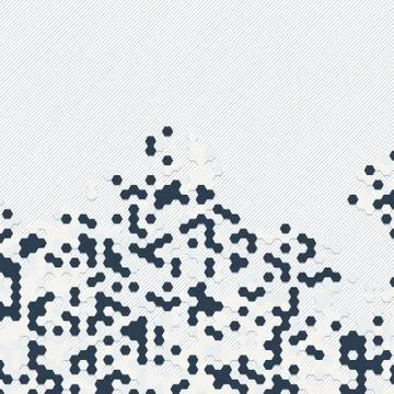 Digital background of different color chaotic elements Stock Illustration