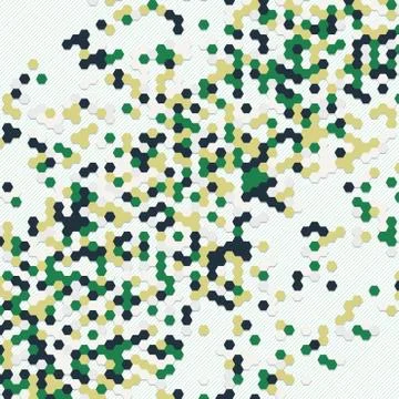 Digital background of different color chaotic elements Stock Illustration