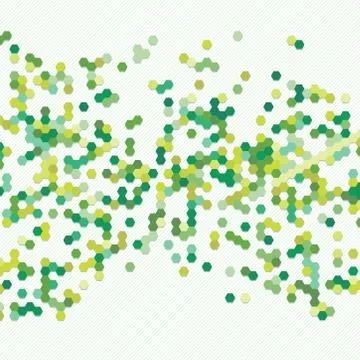 Digital background of different color chaotic elements Stock Illustration