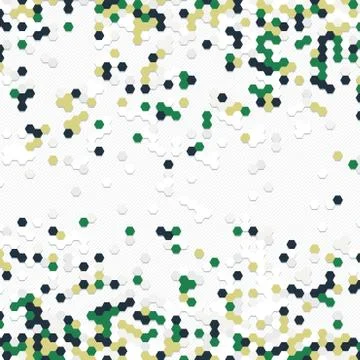 Digital background of different color chaotic elements Stock Illustration
