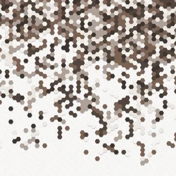 Digital background of different color chaotic elements Stock Illustration