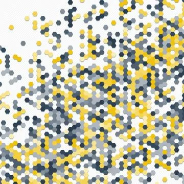 Digital background of different color chaotic elements Stock Illustration