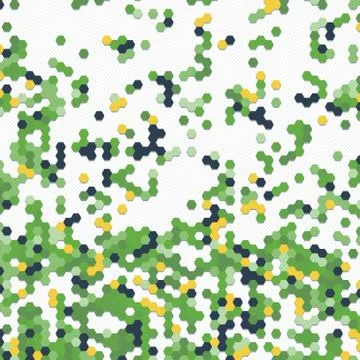 Digital background of different color chaotic elements Stock Illustration