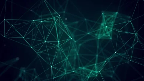Digital background with dots and lines. Big data. Network connection structure. Stock Footage 271226583
