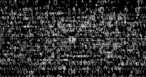 Digital background with dynamic numbers Stockillustratie