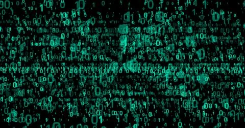 Digital background with dynamic numbers イラスト素材