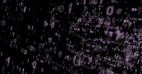 Digital background with dynamic numbers Stock Illustration