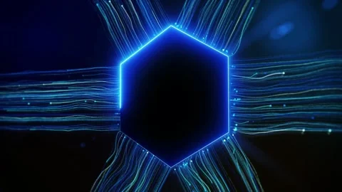 Digital background Financial theme hi-tech connections animation Bitcoin 스톡 동영상 336443238