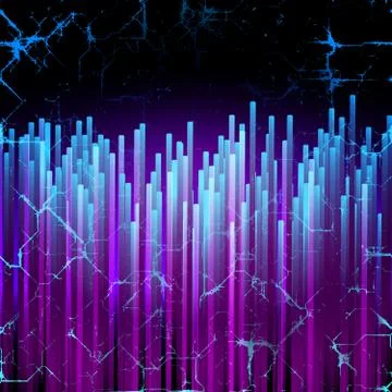 Digital Background with Futuristic Lines Stock Illustration