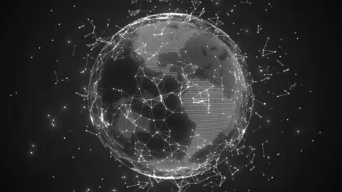 Digital background global world technology backgrounds computer Stock-Footage 206707485