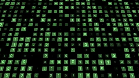 Digital Background Green Data Binary Code Video Animated Background 스톡 동영상 342477710