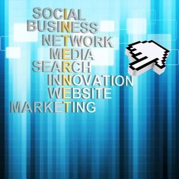 Digital background Stock Illustration