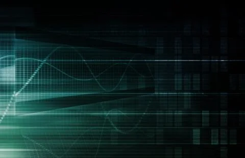 Digital background Stock Illustration