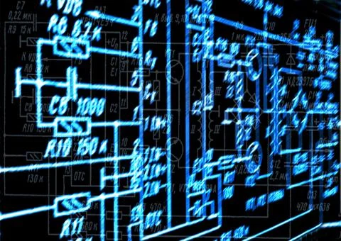 Digital background Illustrazione stock