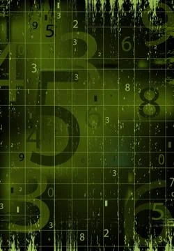 Digital background Stock Illustration