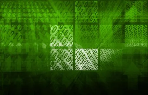 Digital background Stock Illustration