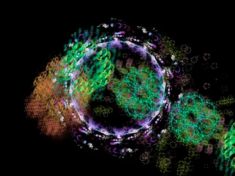 Digital background Stock Illustration