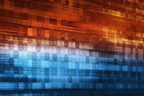 Digital Background Stock Illustration