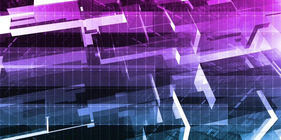 Digital Background Stockillustratie