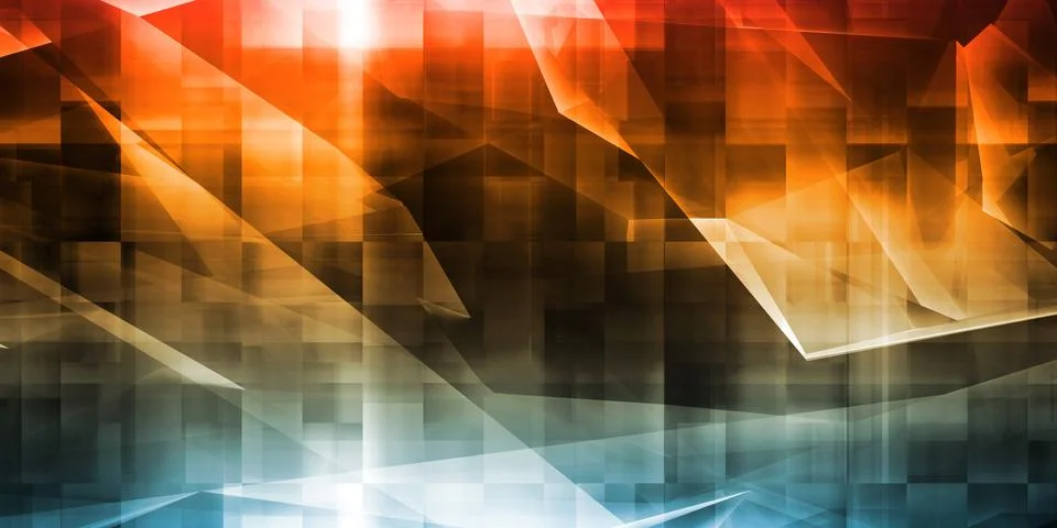 Digital Background Stock Illustration