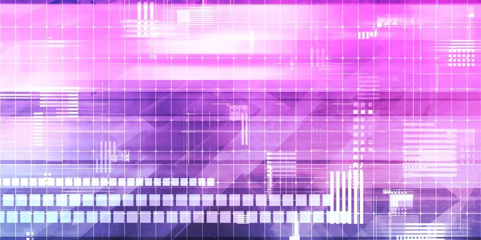 Digital Background Stock Illustration