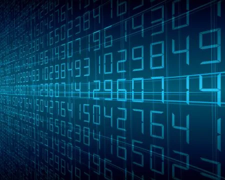 Digital background Stock Illustration