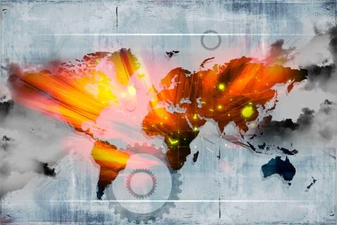 Digital background Stock Illustration