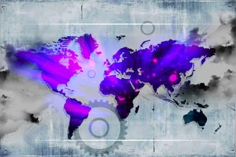 Digital background Stock Illustration
