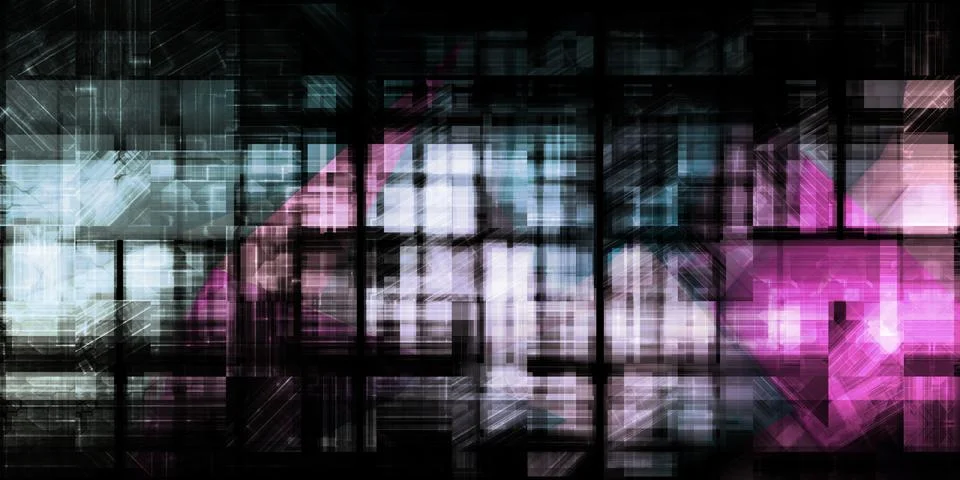 Digital Background Illustrazione stock