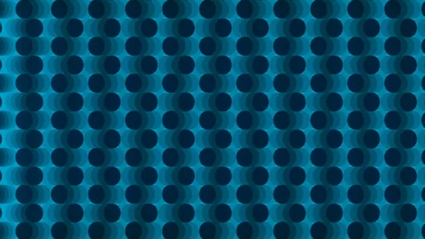 Digital background loop wave animation cylindrical shapes. 3d rendering HD Stock Footage 202243896