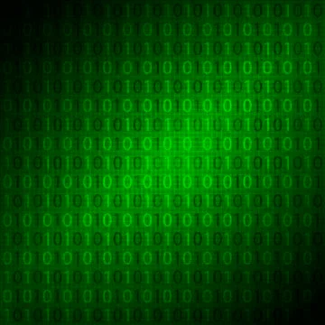 Digital background with matrix Stock Illustration