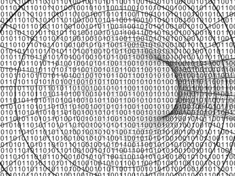 Digital Background Meaning High Tec And Electronic Stock Illustration