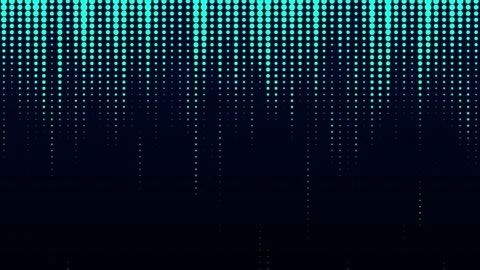 Digital background with movement of glowing particles. Stock Footage 197067607